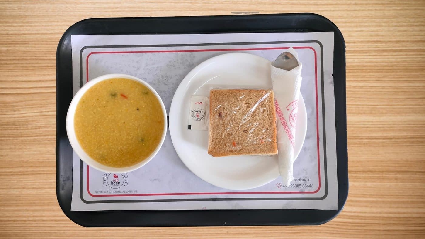 Freshly plated Red Bean Hospitality meal, 4